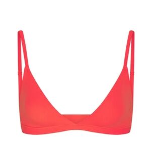 SKIMS- Fits Everyone " Triangle Bralette" (Poppy)-XS